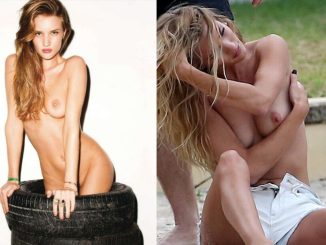 Nude Photos Of Rosie Huntington Whiteley Flaunting Her Boobs