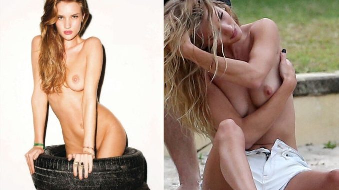 Nude Photos Of Rosie Huntington Whiteley Flaunting Her Boobs