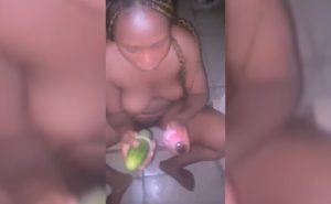 Ada Enjoying Cucumber And Vibrator In Her Pussy