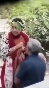 Old Man Sucking Indian Woman’s Breasts In The Bush In Public (18+)