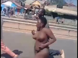 African Women With Big Breasts Beaten And Stripped Naked In Public Allegedly In South Africa (18+)