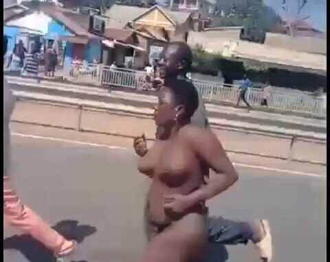 African Women With Big Breasts Beaten And Stripped Naked In Public Allegedly In South Africa (18+)