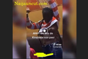 Lady Show-off Her Breast While Dancing braless in a Club