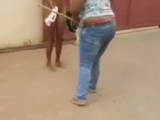 African Wife Stripped Sidechick Naked In Public, After She Caught Her Cheating With Her Husband (18+)