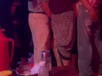 Crazy Chinese Man Fingering Woman In Public (18+)