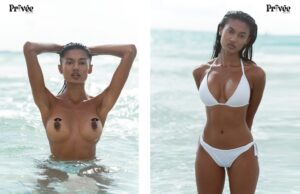 Hot Slim Indian Model “Shehzana” Flaunting Her Boobs as She Teases In These Nude Photos