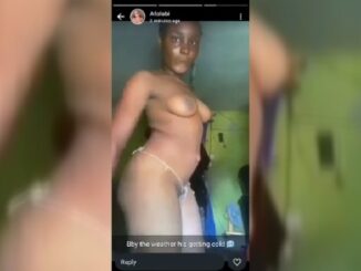 Nadia Afolabi Post Her Nude On Status Update