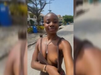 Rachel Showing Her Boobs On The Street Of Her Estate