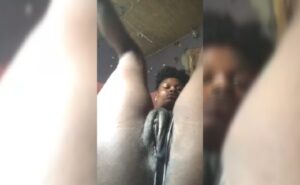Rossy Flaunt Her Black Pussy