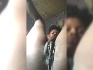 Rossy Flaunt Her Black Pussy