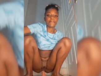 Teen South African Girl Jade Record Herself Ride Dildo