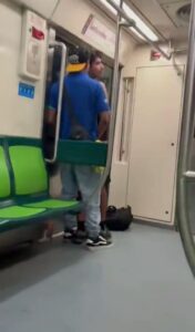 American Couple Seen Having Sex On The Subway Train (18+)