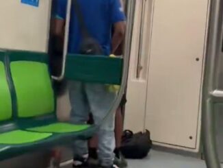 American Couple Seen Having Sex On The Subway Train (18+)