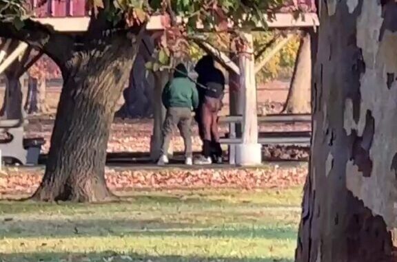 Crazy American Naked Ass Threesome Seen In Public (18+)