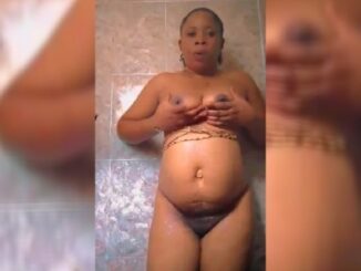 Florence Record Herself Being Naughty In Bathroom