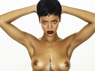 Nude Photos Of Rihanna Flaunting Her Boobs In Napologetic Photoshoot (2013)