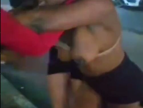 Breasts Pop Out As Kenyan Prostitutes With Big Breasts Fight And Get Stripped In Public In Thailand (18+)