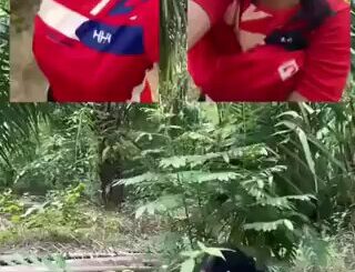 Indian Girl Having Sex In The Bush In Public (18+)