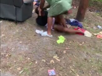 Pussy Exposed In Public As Black Girls Are Seen Fighting Over A Man (18+)