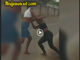Two African Girls Boobs Out as They Fight on the Street