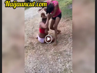 Two African Girls Horrible Fight Boobs Out