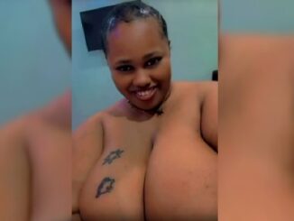 Yvonne Teasing Us With Her Enormous Breast